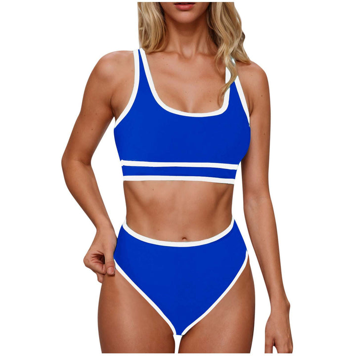 Damen Sportliches Hochtailliertes Bikini-Set Echo Archiv