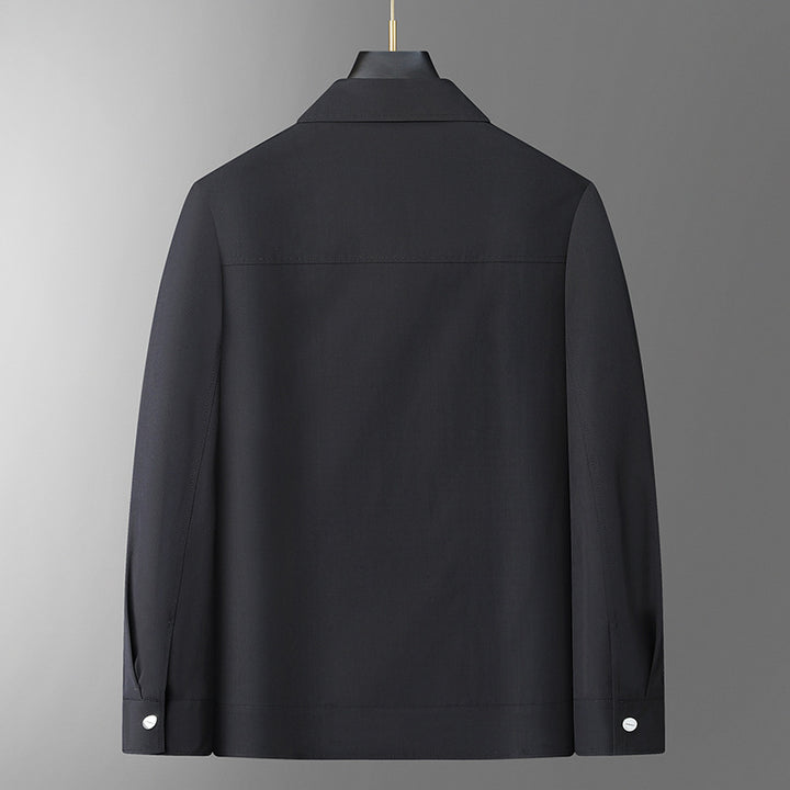 Herren Leichte Overshirt-Jacke aus Mikrofasermix mit Brustpattentaschen Echo Archiv