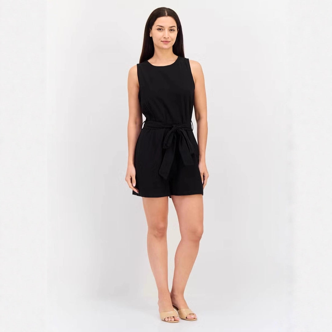 Damen Jumpsuit mit eleganter Taillierung und praktischen Taschen Echo Archiv