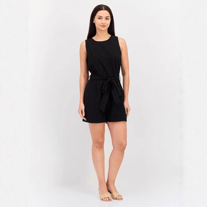Damen Jumpsuit mit eleganter Taillierung und praktischen Taschen Echo Archiv