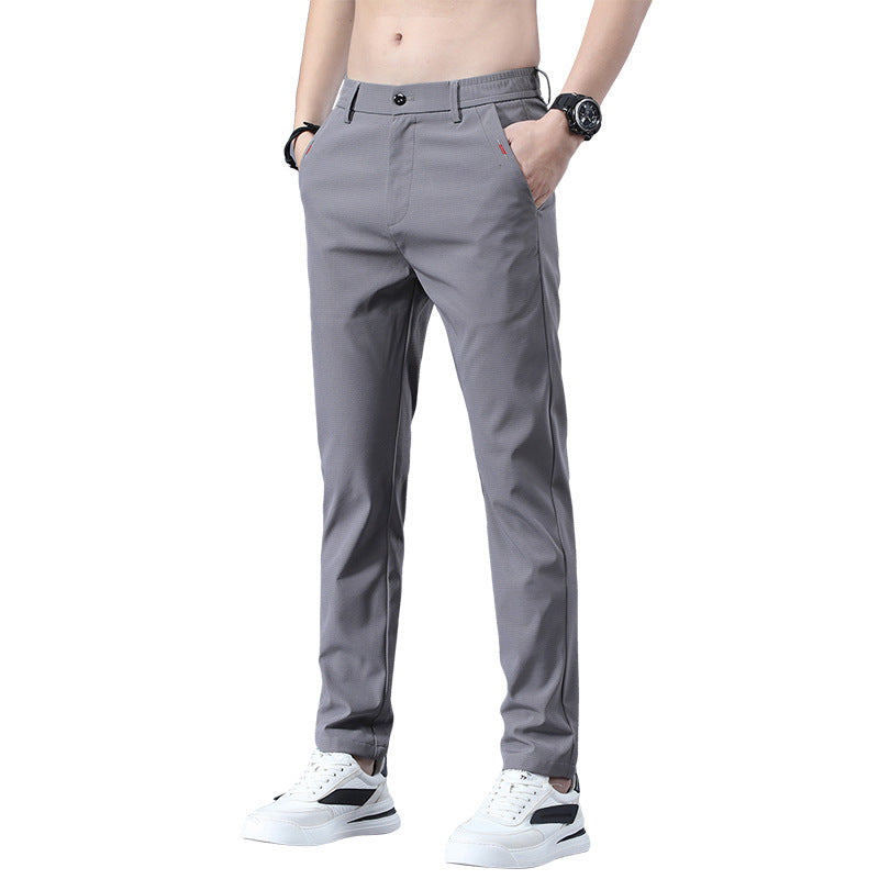 Herren vielseitige Chinohose mit elastischem Bund und praktischen Taschen Echoarchiv