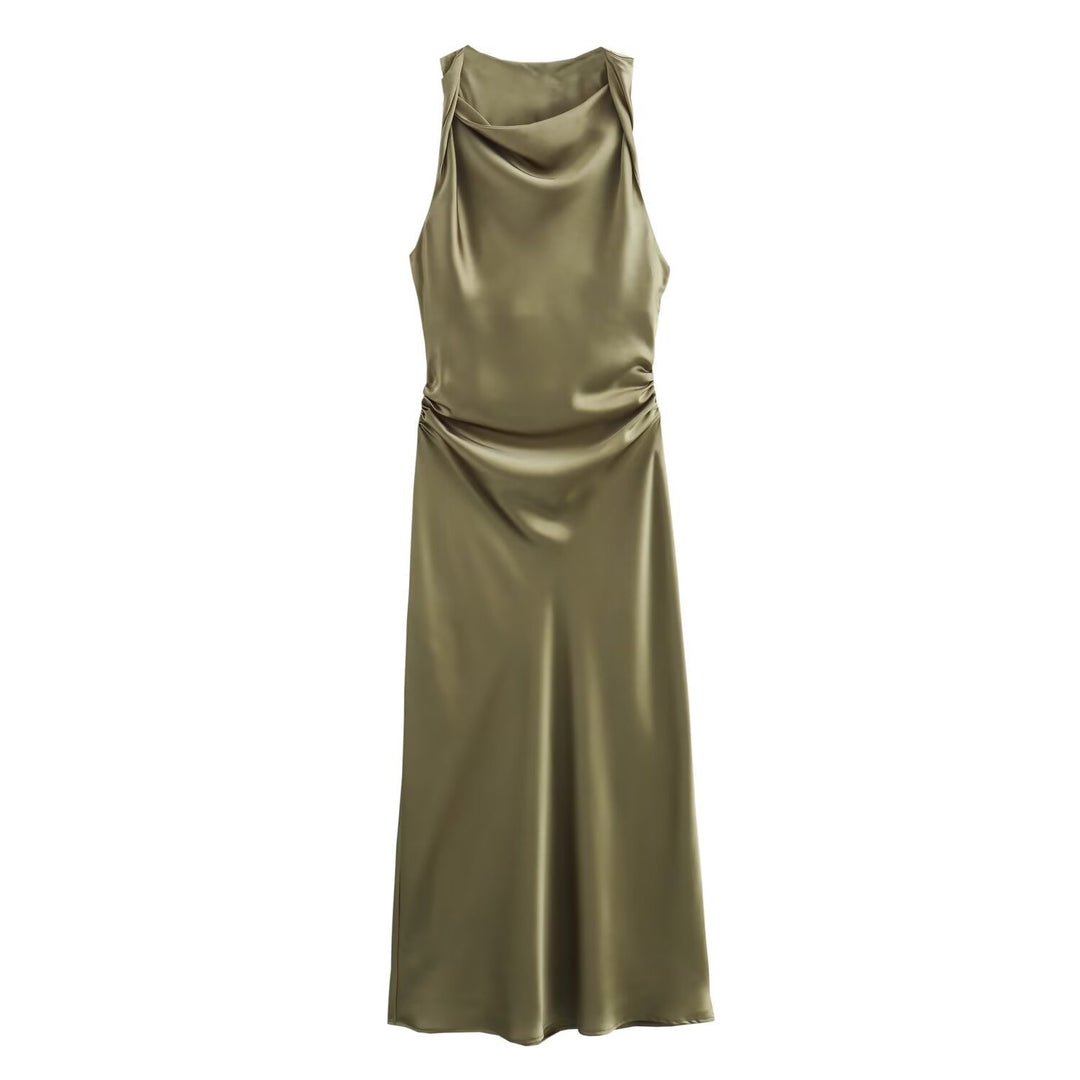 Damen elegantes Sommerkleid mit fließendem Schnitt und charmanten Rüschendetails Echo Archiv