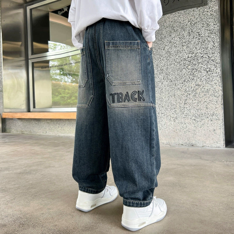 Unisex lässige Baggy-Jeans Echo Archiv