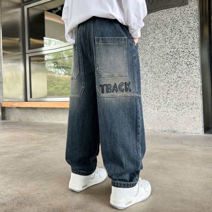 Unisex lässige Baggy-Jeans Echo Archiv