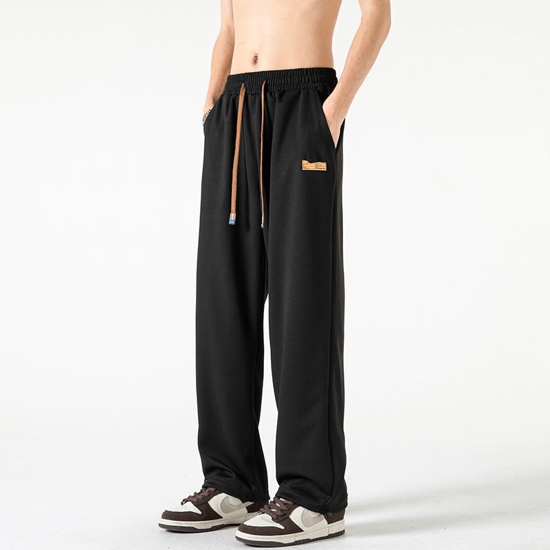 Herren Lounge-Jogginghose im Oversize-Straßenstil mit extra weitem Bein und Kordelzug Echo Archiv