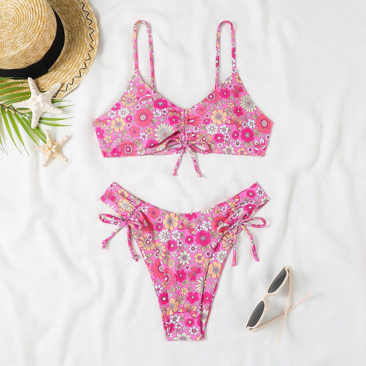 Damen Blumenmuster Bikini Echo Archiv