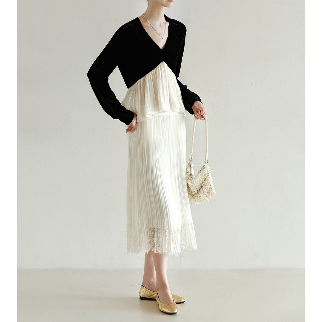 Damen Elegante Bluse mit Drapierung Echoarchiv