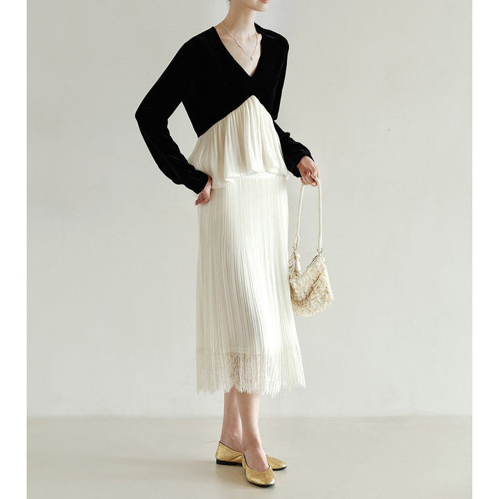 Damen Elegante Bluse mit Drapierung Echoarchiv