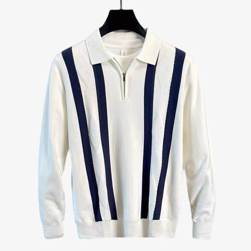 Herren Stilvolles Kurzarm Poloshirt mit strukturiertem Design Echo Archiv