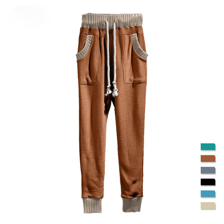 Herren Sportliche Jogginghose mit bequemen seitlichen Eingrifftaschen und elastischem Bund Echoarchiv