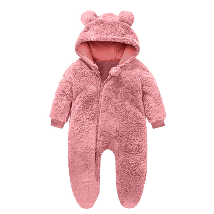 Kleinkind Fleece Overall mit Bärenohren – Montévia