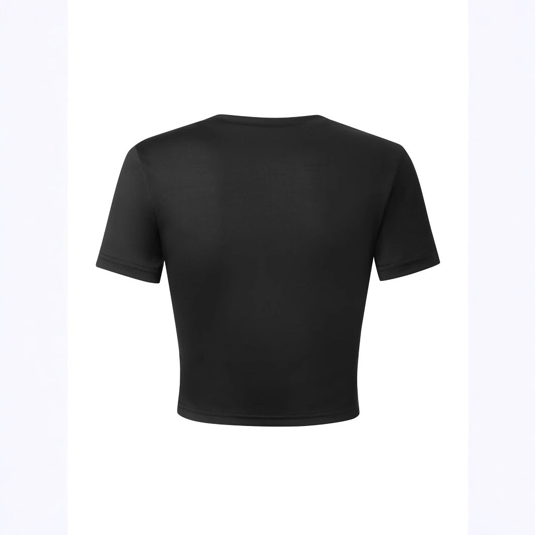 Damen T-Shirt mit fröhlichen Kirschmotiven und hochwertigem Baumwollmaterial Echo Archiv