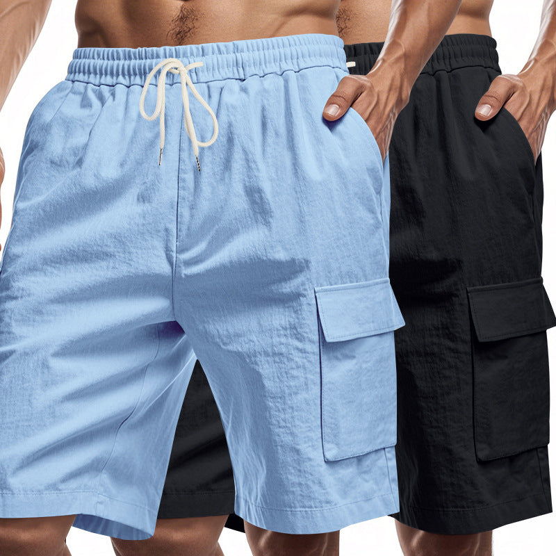 Herren Cargo-Shorts mit praktischen Seitentaschen und elastischem Bund Echoarchiv