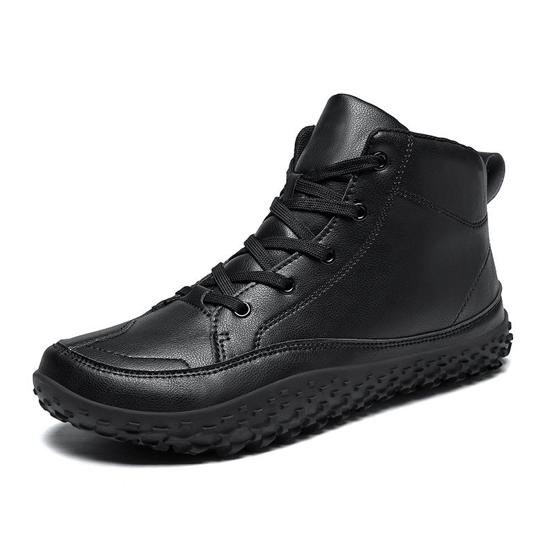 Herren nan urbaner Leder-Sneakerboot mit gepolstertem Schaft und griffiger Profilsohle Echo Archiv
