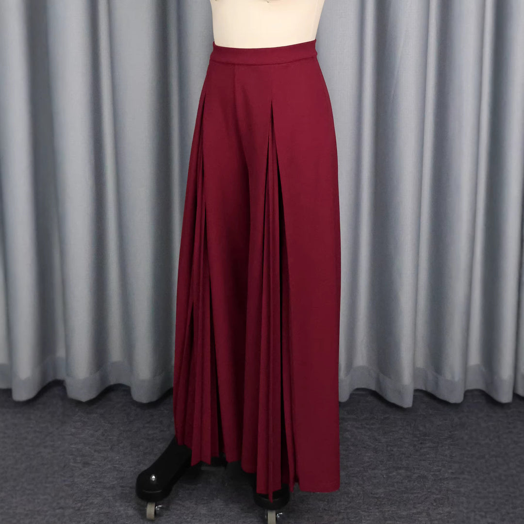 Damen Plisseehose mit hohem Bund und elegantem Faltenwurf Echo Archiv