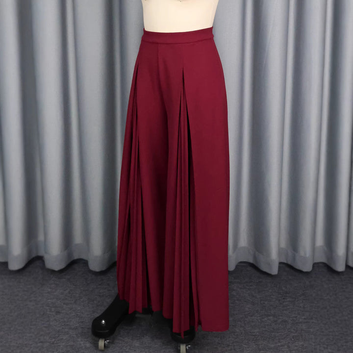 Damen Plisseehose mit hohem Bund und elegantem Faltenwurf Echo Archiv