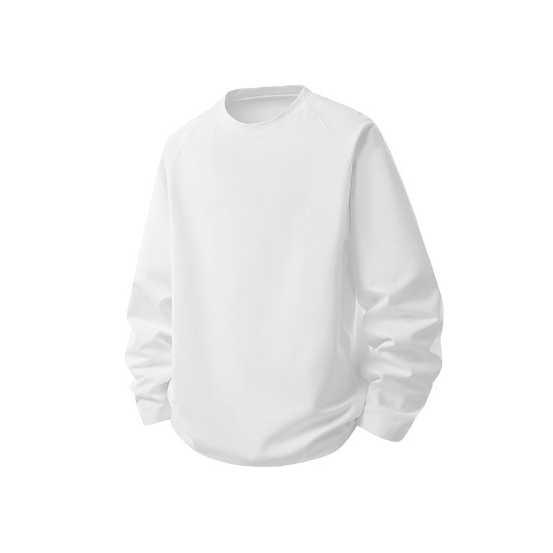 Herren Oversize-Langarm-Sweatshirt mit Raglanärmeln und abgerundetem Saum Echo Archiv