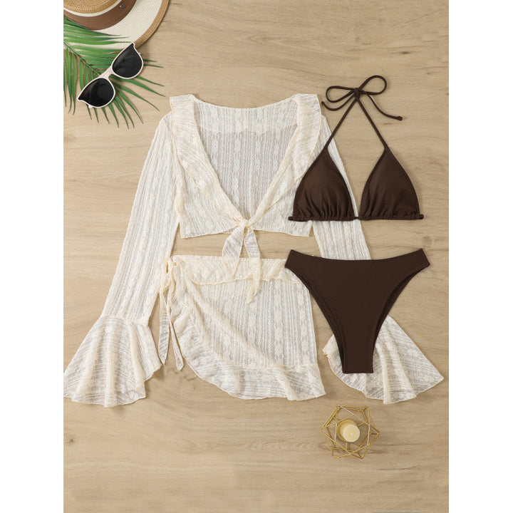 Damen Bikini-Set mit schickem Überwurf und verstellbaren Trägern Echo Archiv