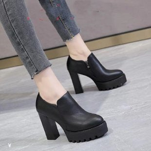 Damen Stilvolle Plateaupumps mit hohem Blockabsatz Echo Archiv