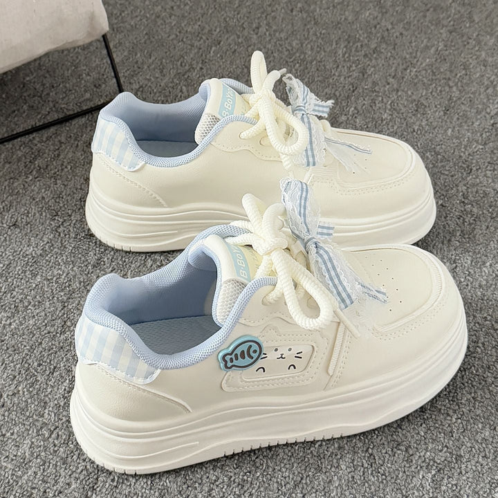Damen Sportliche Sneakers mit verspieltem Katzenmotiv und bequemer Dämpfung Echo Archiv