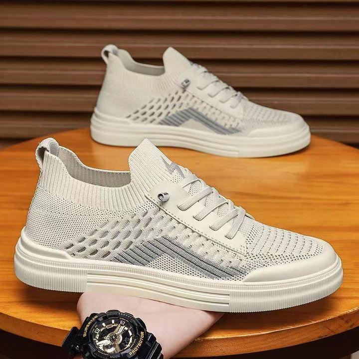 Herren Atmungsaktive Strick-Sneaker mit sockenhaftem Schaft und dämpfender Gummisohle Echoarhiv – Norré