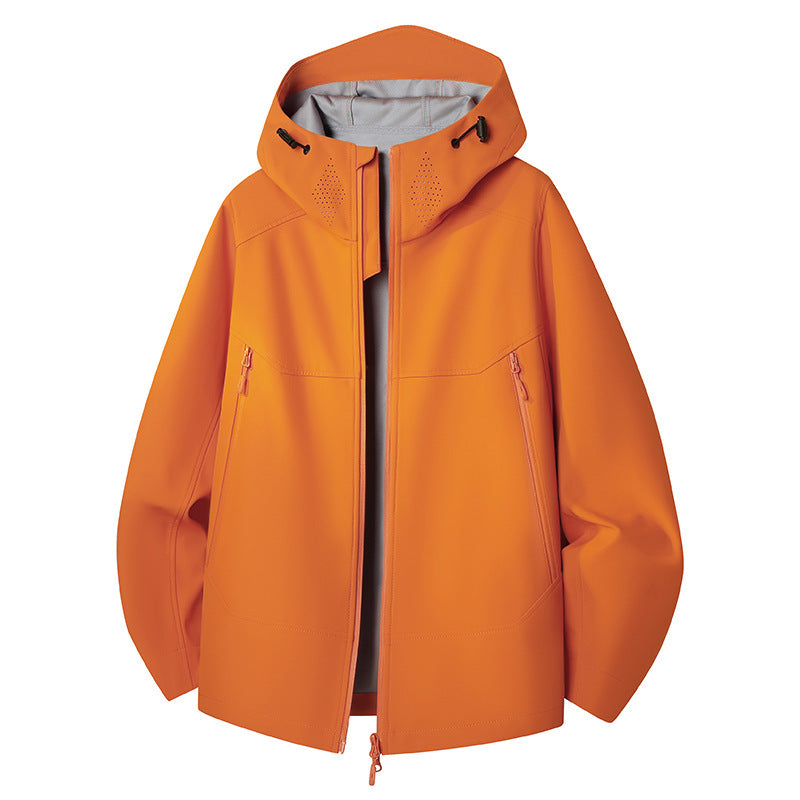 Damen Wasserdichte Softshell-Outdoorjacke mit minimalistischer Silhouette und Belüftungsperforation am Kragen Echo Archiv