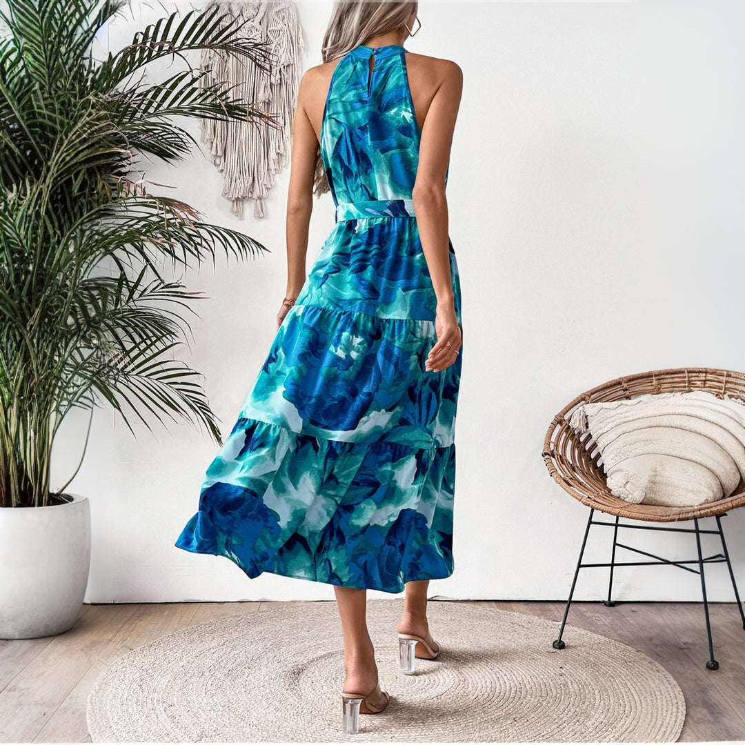 Damen Midikleid mit modernem Oberteil und Schößchen Echo Archiv