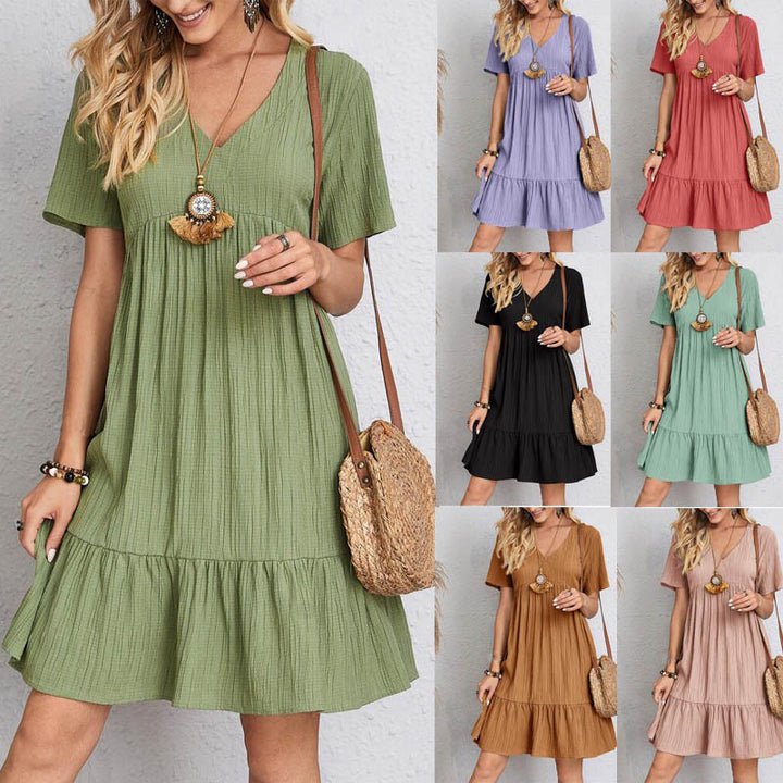 Damen luftiges Strandkleid mit schmeichelndem Schnitt Echo Archiv