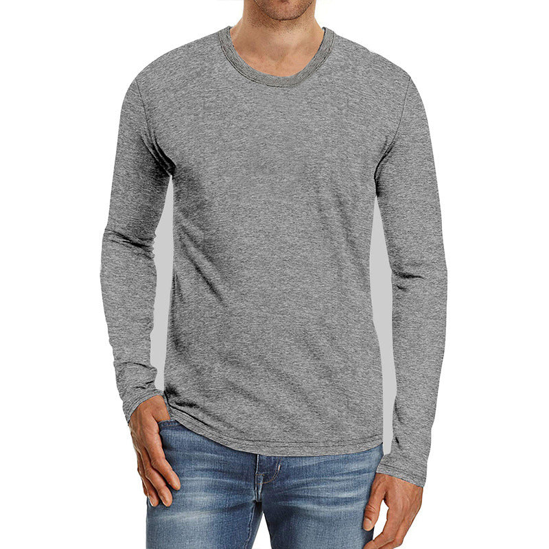 Herren langärmliges Basic T-Shirt Echoarchiv