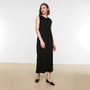 Damen Maxikleid aus weichem und leichtem Jersey Echo Archiv
