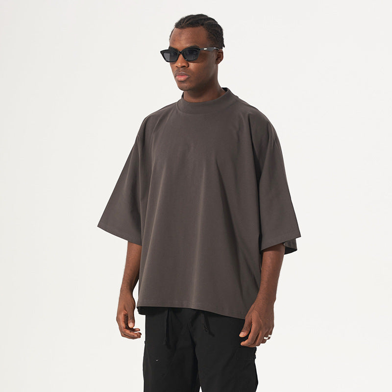 Unisex Oversize Boxy T‑Shirt aus schwerer Baumwolle mit weitem Schnitt und verlängerten Ärmeln Echo Archiv