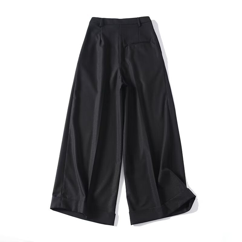 Damen Weite Palazzo-Hose mit eleganter Schnittführung und feiner Textur Echo Archiv