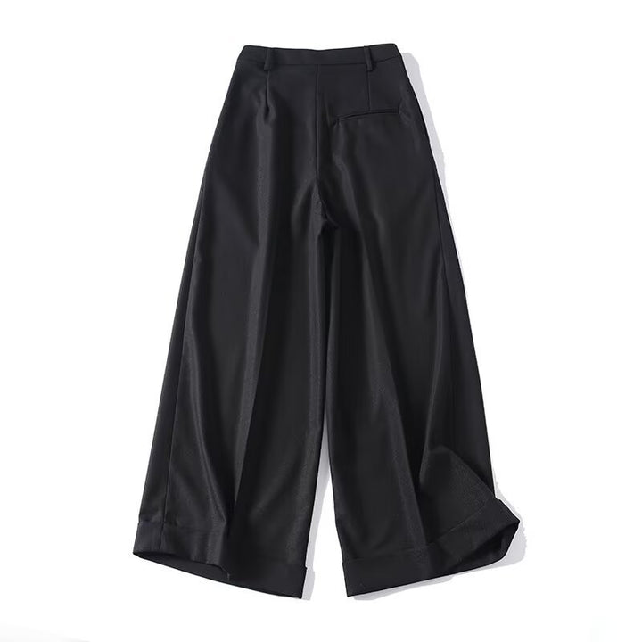 Damen Weite Palazzo-Hose mit eleganter Schnittführung und feiner Textur Echo Archiv