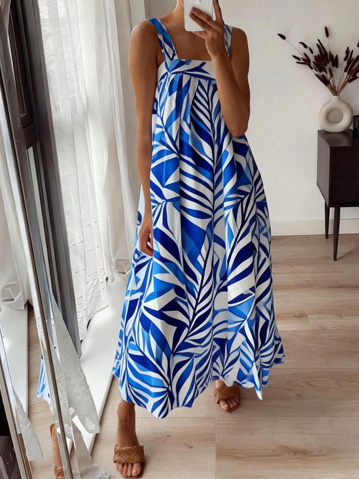 Damen Maxikleid mit floralem Muster und luftiger Passform Echo Archiv