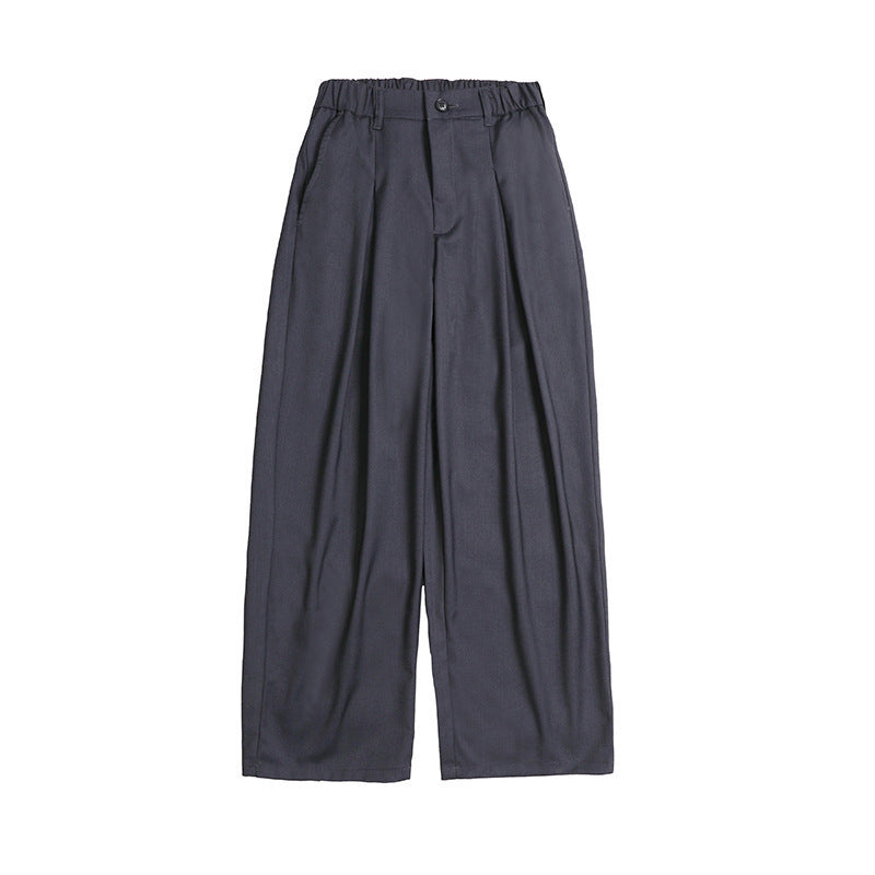 Damen Palazzo-Hose mit hoher Taille, Bügelfalten und elastischem Bund Echo Archiv