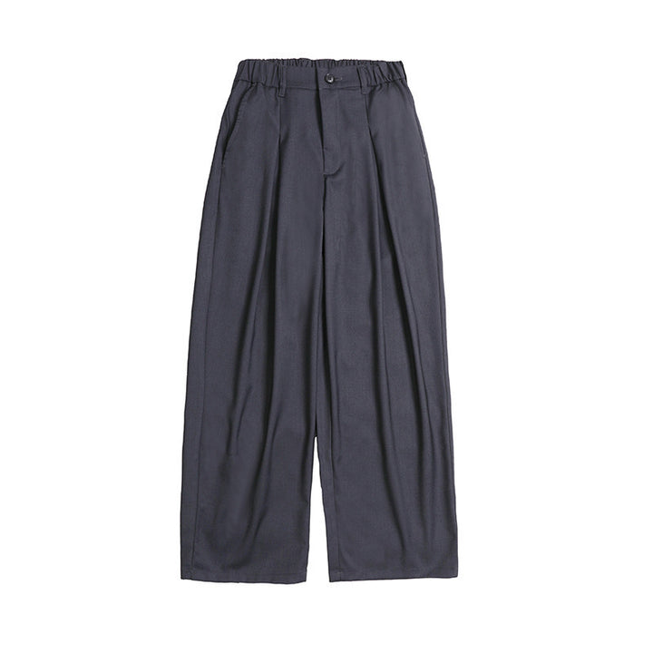 Damen Palazzo-Hose mit hoher Taille, Bügelfalten und elastischem Bund Echo Archiv