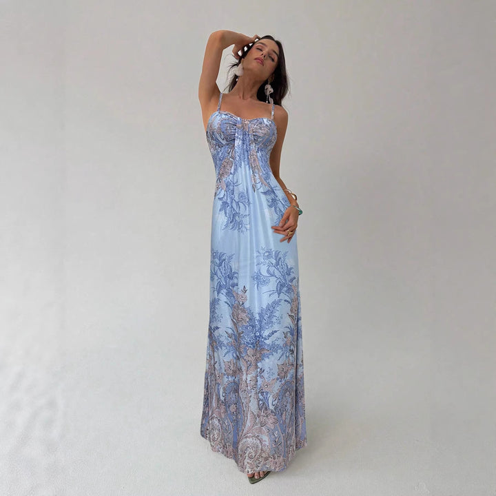Damen Maxikleid mit floralem Design Echo Archiv