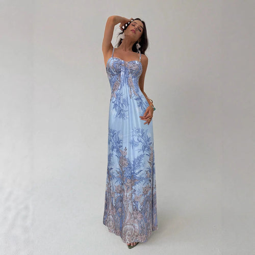 Damen Maxikleid mit floralem Design Echo Archiv