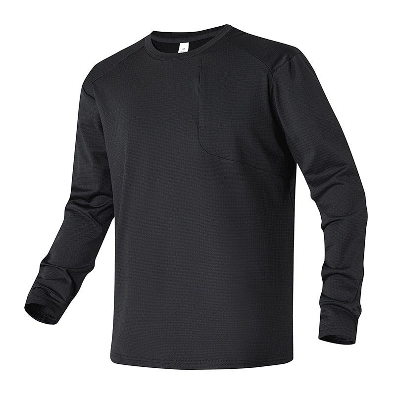 Herren Langarm Funktionsshirt mit atmungsaktivem Material und innovativem Design Echoarchiv