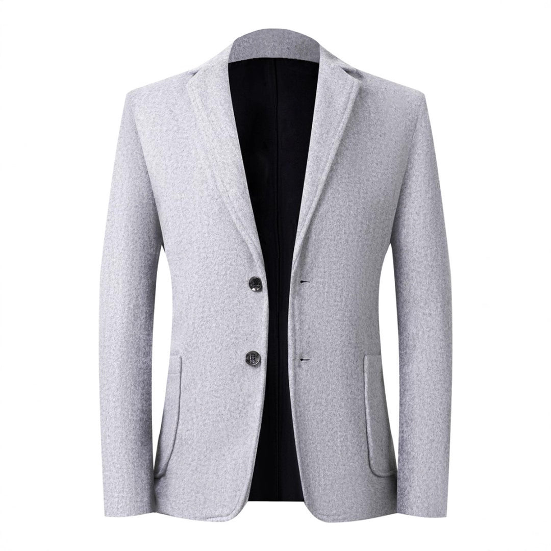 Herren eleganter, strukturierter Anzugblazer Echoarchiv