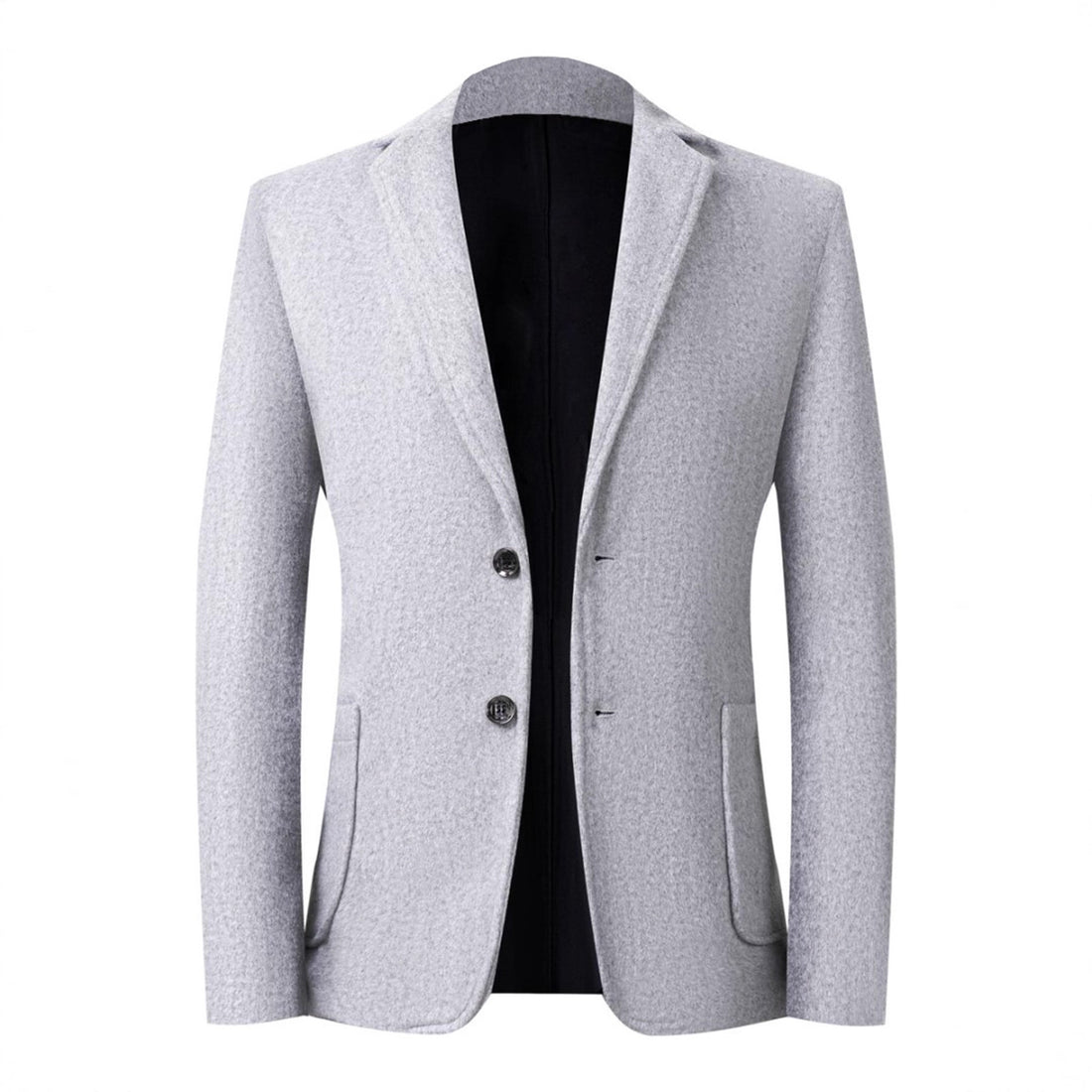Herren eleganter, strukturierter Anzugblazer – Tianoro