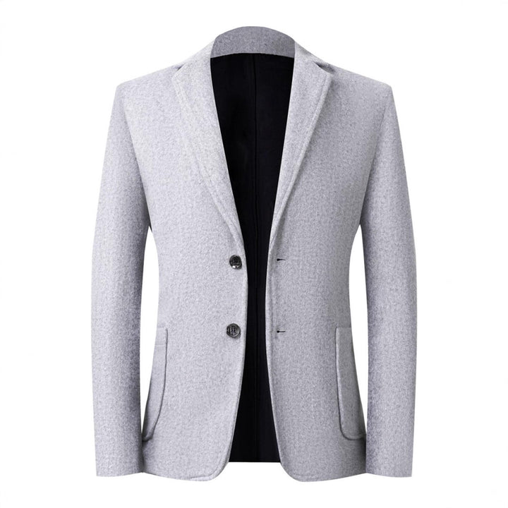 Herren eleganter, strukturierter Anzugblazer Echoarchiv