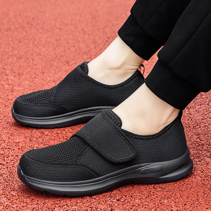 Unisex nan atmungsaktive Komfort-Halbschuh mit Klettverschluss und ergonomischer Dämpfung Echo Archiv