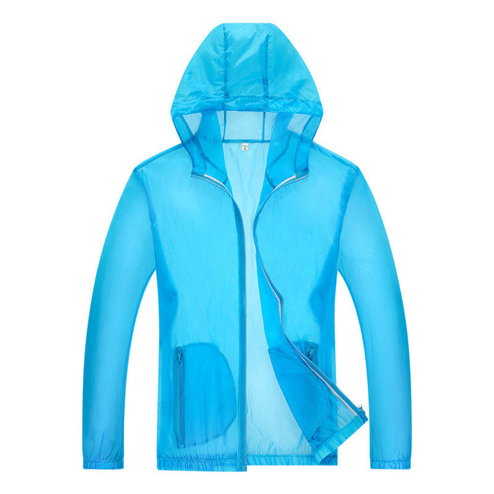Herren ultraleichte Regenjacke mit verstellbarem Kapuzenbereich und reflektierenden Elementen Echoarchiv