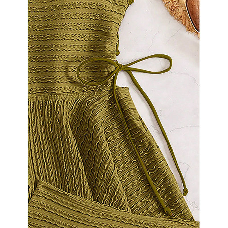 Damen Tankini-Set mit verstellbaren Trägern und elegantem Wickeldetail Echo Archiv