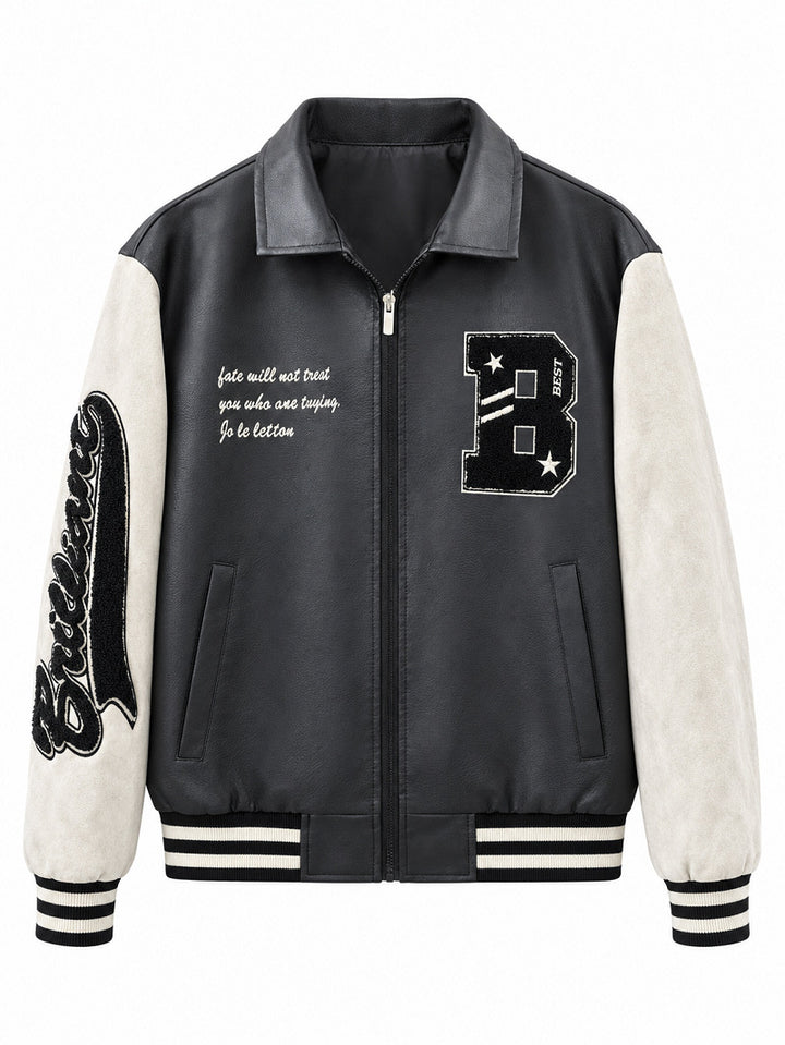 Herren Modische Bomberjacke mit Logo-Details Echo Archiv