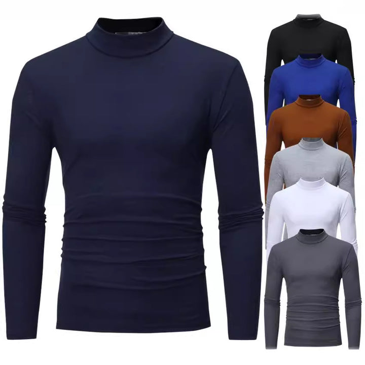 Herren Rollkragenpullover aus weichem Jersey Echoarchiv