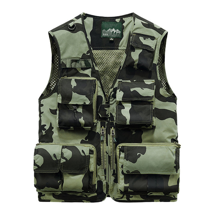 Herren Multifunktionale Cargoweste mit vielen Taschen Echo Archiv