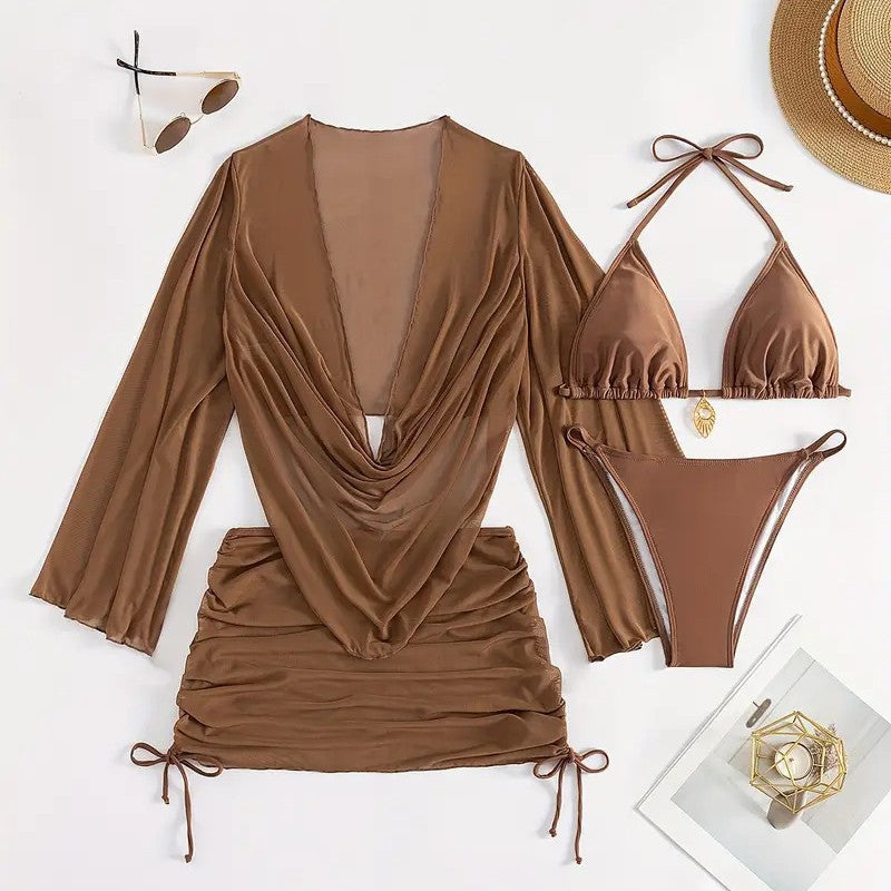 Damen Bikini-Set mit elegantem Wickeloberteil – Maréssa