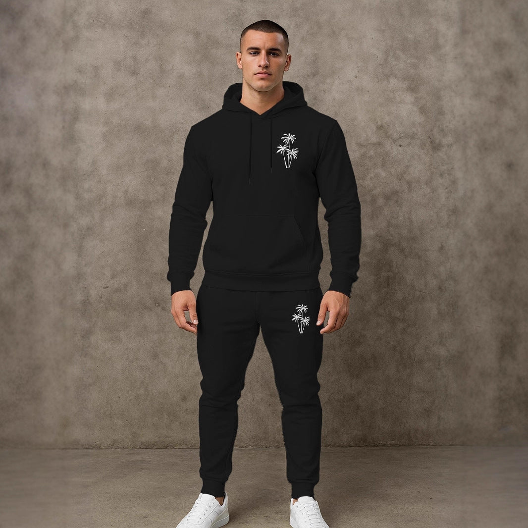 Herren Kapuzenpullover mit bequemen Jogginghosen Echoarchiv
